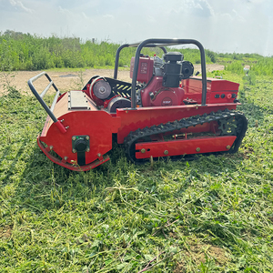 Remote Controlled Lawn Mower Cutting Width 800mm Low Noise Powerful <b>Robotic</b> <b>Mini</b> Lawn Mower - Product Image 1