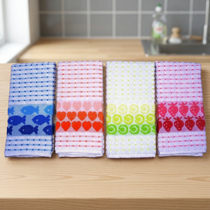 Indian Exporter of Jacquard Woven 100% Cotton <b>Bath</b> Towel Dobby Style Love Home Brand-Home Use 30X30cm & 50X100cm - Product Image 3