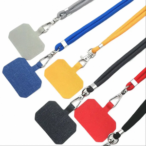 Offre spéciale universelle réglable bandoulière épaule lanière tissu carte Patch titulaire accessoires corde coque de téléphone sangles de téléphone portable - Product Image 1