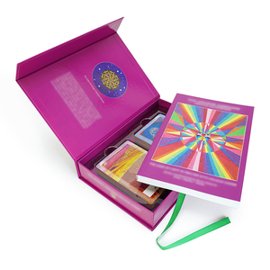 Servicio de Impresión Personalizada, Papel Grueso de Arte, 78 Cartas, Borde Dorado, Baraja de Tarot y Oráculo con Caja Magnética para Juegos de Fiesta - Product Image 3