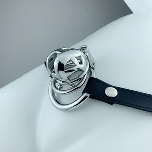 Dispositivo de Castidad Masculino FRRK, Jaula para Pene Agradable al Tacto, Anillo para Pene, Candado para Pene con Llave, Jaula de Castidad, Juguetes Sexuales de Bondage BDSM - Product Image 3