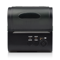 Imprimante thermique portable EWMA 80 mm BT, 90 mm/s, batterie rechargeable 2000 mAh, imprimante POS sans fil pour restaurant et commerce de détail