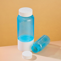 Bouteilles en plastique PET de 100 ml, 120 ml, 150 ml, 200 ml, 200 ml/300 ml/500 ml avec bouchon à vis et logo personnalisé pour l'emballage de pilules