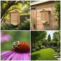 Observatoire des abeilles sauvages : Maisons pour abeilles pollinisatrices, maisons pour abeilles pollinisatrices pour les amateurs de jardin