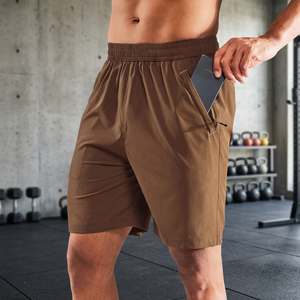 Low MOQ Sporty Hot <b>Shorts</b> <b>Mens</b> Athletic Stretch <b>Shorts</b> Drawstring Knitted Fabric Mid Print <b>Pattern</b>-Quick Dry Breathable for - Product Image 4
