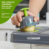 Keukenaccessoires Keukengereedschap Gadgets Fruit Groentegereedschap Groentesnijder Voedselhakselaar En Snijmachine Aardappelchips Snijder