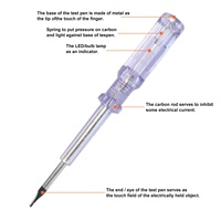 Testeur de Offre Spéciale de haute qualité stylo de test de tournevis Electroprobe tournevis crayon de Test de tension