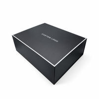 Boîte cadeau à fermeture magnétique sur mesure, pliable, luxe, emballage rigide en papier pour bijoux, cosmétiques et vêtements