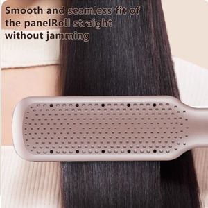 Plancha de Pelo Profesional para Salón, Alisador de Cabello Eléctrico con Pantalla LCD, Calentamiento Rápido, Herramienta de Peinado para Cabello Húmedo/Seco, Uso en Hoteles, Ajustable - Product Image 5