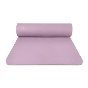 Estera de Yoga de alta calidad de 6mm de espesor TPE estera de yoga logotipo personalizado antideslizante y venta al por mayor de fábrica - Product Image 3