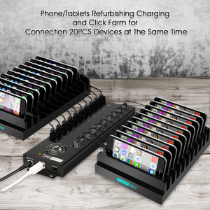 Hub <span class=keywords><strong>USB</strong></span> Multipuerto de 20 Puertos para Marketing en Redes Sociales, Control en Tiempo Real, Marketing Automatizado, Diálogo Concentrado - Product Image 1