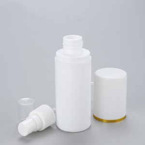 30ml <b>50ml</b> White Spray <b>Bottle</b> Gold Ring Cosmetic Packaging Sprays <b>Bottle</b> With Pump Lid - Product Image 6