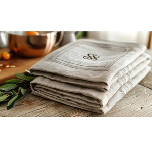 Servilletas de mano reutilizables elegantes con monograma, ideales para ocasiones especiales, fiestas y bodas con iniciales personalizadas - Product Image 5