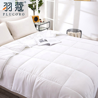 Couettes de haute qualité à prix abordable, 100% coton, couette d'hôtel taille King, blanche, pour toutes les saisons