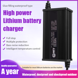 リチウムLiFePO4鉛電池用バッテリー充電器24V 36V 48V 60V 72V 10A 12A 15A - Product Image 3