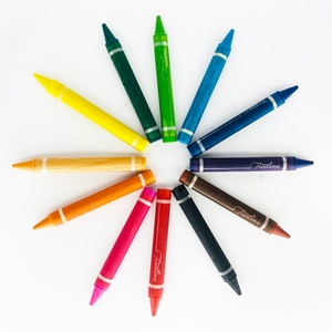 Juego de Crayones Jumbo 12 en 1 a Base de Agua, Lavables, para Estudiantes, Niños, Material Escolar - Product Image 4