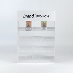 Cigarrillo de tabaco acrílico transparente de 4 capas personalizado RAY YI con estante de exhibición gráfico UV/Pantalla de tabaco plexi para tienda sin humo. - Product Image 3