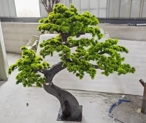 Árbol de Pino Bonsái Artificial, Plantas Artificiales, Recepción Comercial, Árbol de Pino Gigante de Fibra de Vidrio para Decoración - Product Image 2