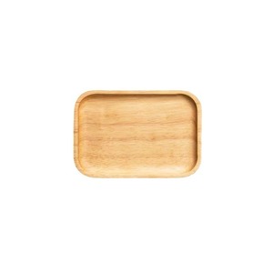 Solid Wood <b>Tray</b> Rectangular Rubberwood Serving <b>Tray</b> For <b>Tea</b> Coffee Home Dining - Product Image 5
