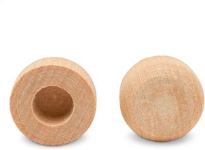 Customized Color <b>High</b> Quality New <b>Top</b> 1-1/4 Inch Diameter Wood Dowel Rods Caps OEM Furniture Handle Knob Cabinet/Drawer Use - Product Image 3