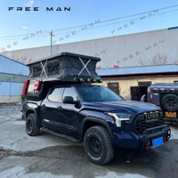 Tente de toit pour pick-up en alliage d'aluminium à coque souple de qualité supérieure, résistante aux intempéries, pour Toyota Tundra