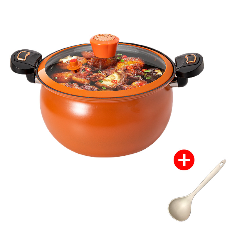 Cucharón universal de 8L, tamaño "chubby" (naranja para sopa)