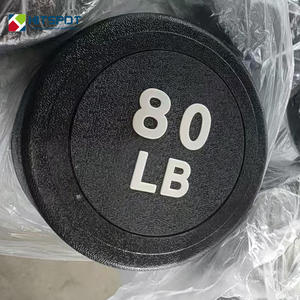 Haltères personnalisés avec logo, poids de 5 lb à 100 lb, ensemble d'haltères pour la maison, équipement de musculation, entraînement de force, fitness, haltères ronds en caoutchouc de 5 <span class=keywords><strong>kg</strong></span> - Product Image 3