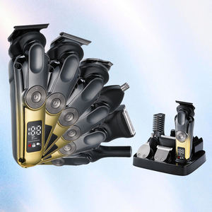 6-in-1 Rechargeable <strong>Hair</strong> for Clipper Set Stainless Steel for English-speaking Multi-Purpose Trimmer for Home Use for <strong>Hair</strong> Nose - Product Image 5