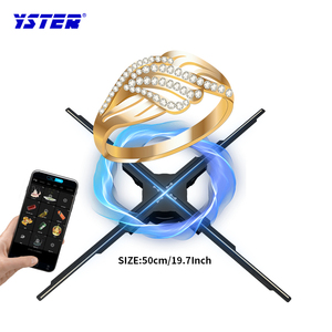 Triển lãm Máy quảng cáo LED Fan 3D Hologram Hiển thị 50cm Wifi kết nối 3D Hologram Fan chất lượng cao 3D Holographic - Product Image 1