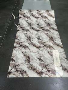 1200*3000mm intérieur <span class=keywords><strong>coller</strong></span> sur la décoration murale blanc brillant <span class=keywords><strong>salle</strong></span> <span class=keywords><strong>de</strong></span> <span class=keywords><strong>bain</strong></span> marbre carrelage salon PET marbre autocollant mural - Product Image 2