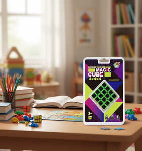 Cubet Magic Cube 4x4x4, jouet de puzzle en plastique pour enfants de 3 ans et plus, unisexe - Product Image 2