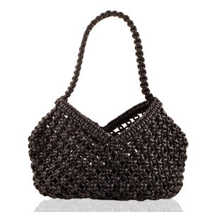 Sac à main de luxe en cuir PU souple tissé à la main, sac à main de plage de haute qualité, sac à main portable, sac de poignet neuf, <span class=keywords><strong>2023</strong></span> - Product Image 1