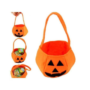 On-woven allowumpkin Tote AG con Hrick o Treat umumpkin asasket rorops allowallow Andy AG para IDS - Product Image 3