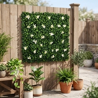 Mur de fleurs artificielles de style européen, style hortensia, fait main