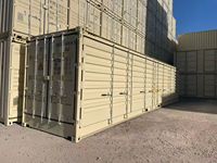 Conteneur maritime sec à chargement facile de 40 pieds à ouverture latérale en acier Corten, conteneur à porte latérale standard ISO pour le transport de marchandises en vrac