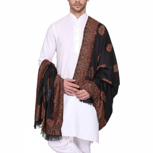 Ropa de hombre Chal de lana de invierno de longitud larga 2023 Pashmina Chal de lana suave y cálido para hombre a precio barato - Product Image 1