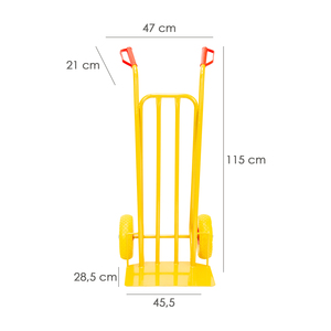 Warehouse <b>Trolley</b> / Sacks Solid Wheels Plastic Rims - Product Image 4