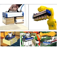Ventouse industrielle en éponge haute résistance à la température, pour robot d'automatisation, avec pince en alliage d'aluminium