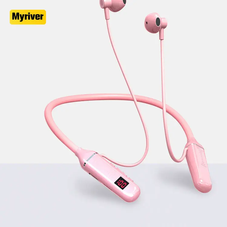 Myriver 2022 Oem Odm Customize Logo Earbud Cleaners Fone De Ouvido Noise Cancelling Neckband Headphones Earphone