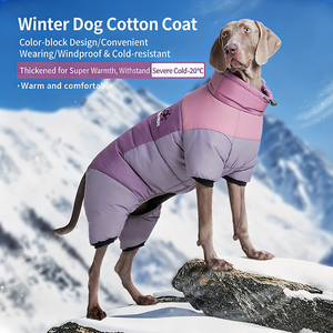 Grensoverschrijdende winter nieuwe hondenkleding outdoor grote honden windjack koudebestendig warm comfortabel huisdierkleding - Product Image 1