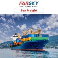 Farsky Logistics Fret maritime LCL+Express Navire porte-conteneurs de Chine vers les États-Unis, le Mexique, le Canada avec marchandises dangereuses et assurance DDP/DDU