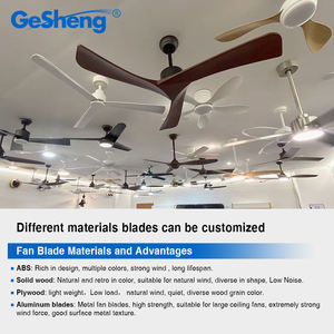 Ventilateur <span class=keywords><strong>de</strong></span> Plafond Électrique Design avec Lumière, Ventilador <span class=keywords><strong>de</strong></span> Techo Led, 3 Pales en Bois, Télécommande DC, Ventilateur <span class=keywords><strong>de</strong></span> Plafond LED avec Lampes LED - Product Image 6