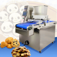 Machine de dépose de biscuits entièrement automatique 100-300 kg/h en SUS304 pour biscuits torsadés, Jenny et macarons