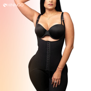 Indumento con coulisse in pizzo modellante Anti-Cellulite da <span class=keywords><strong>donna</strong></span> con coulisse in Spandex - Product Image 2