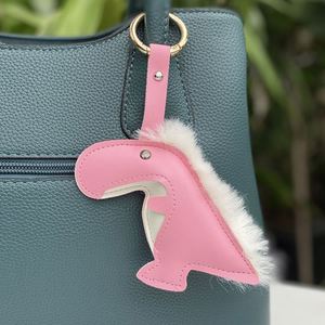 Nuevo Llavero de Cuero con Forma de Dinosaurio, Colgante para Bolso o Mochila, Joyería de Cuero Genuino con Forma de Animal de Dibujos Animados - Product Image 3