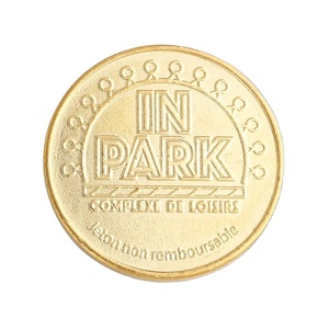 Tùy chỉnh lưu niệm trống vàng bạc trò chơi mã thông báo kim loại mã thông báo cho máy trò chơi Arcade Máy vuốt - Product Image 3