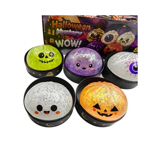 Jouet à presser en plastique souple anti-stress, motif paniers de buns vapeur d'Halloween, 85 cm - Product Image 5