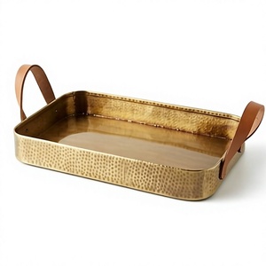 <span class=keywords><strong>Vassoio</strong></span> decorativo decorativo fatto a mano in metallo in alluminio con Design in <span class=keywords><strong>Pyrex</strong></span> - Product Image 1