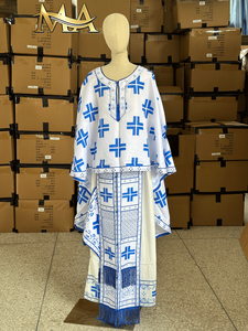 Vestimenta Eclesiástica de Diseño Personalizado de Alta Calidad, Vestimenta de Obispo, Túnica Eclesiástica - Product Image 6