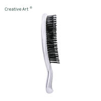 Brosse démêlante de luxe en nylon avec électrodéposition, marque privée OEM, pour le coiffage féminin, série japonaise